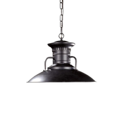 World Imports single-light outdoor wall lantern in oil rubbed bronze with traditional silhouette