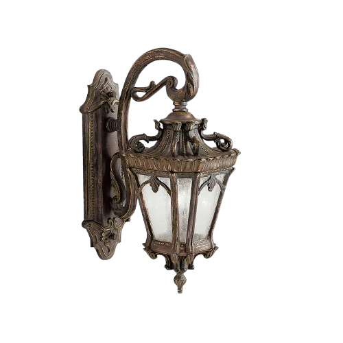 Kichler Tournai 24" 2-Light Outdoor Wall Light In Londonderry With Clear Seeded Glass