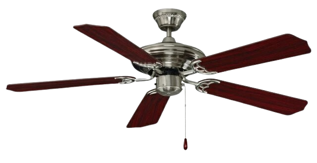 Caribbean 52″ Ceiling Fan In Brushed Nickel – Model 1051-Bn