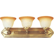 Maxim Lighting Boca 11683LTLG three-light bath vanity in Light Gold