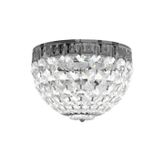 Swarovski Spectra Petit three-light crystal chandelier in a silver finish