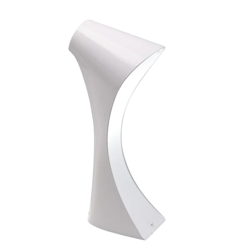 Mantra Loft Integrated LED Reading Floor Lamp - Black/White/Chrome