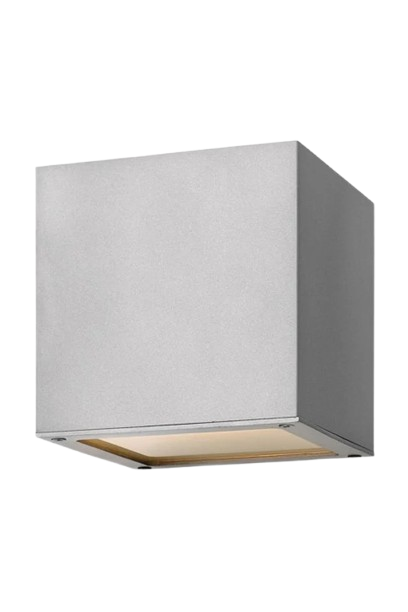 Hinkley 1766TT Kube Outdoor Wall Lantern – Modern Exterior Light Fixture