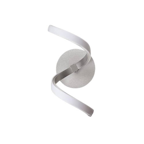 Mantra Nur Modern 10W Led Wall Light / Sconce - Silver And Polished Chrome