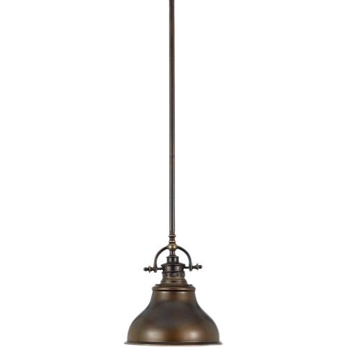 Quoizel Emery 8" 1-Light Mini Pendant In Palladian Bronze