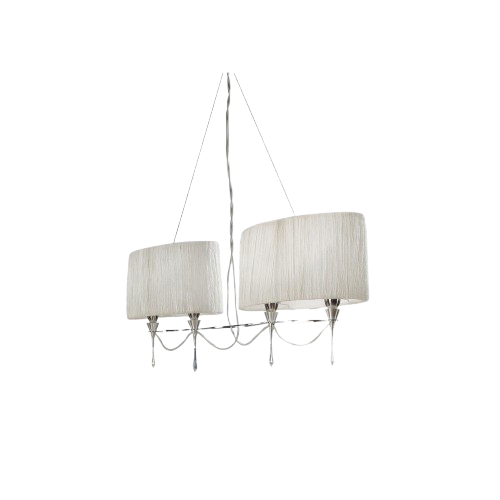 Mantra Ring Large Round LED Ceiling Light / Plafoniera - Chrome