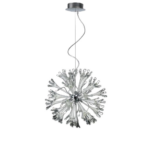 Mantra Loft Linear 4-Light Telescopic Led Suspension Lamp / Pendant - Black/White