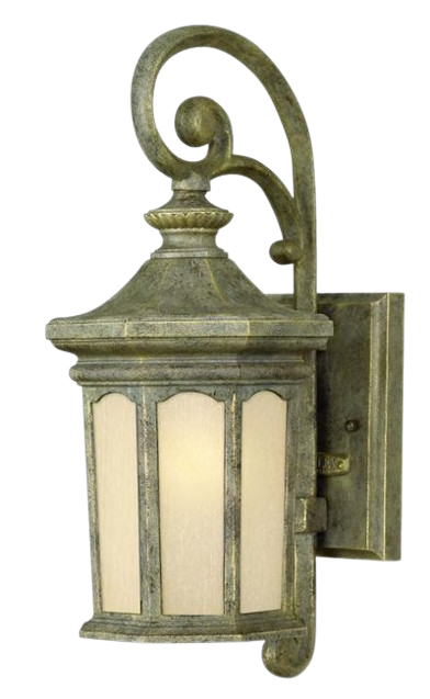Hinkley Rowe Park One Light Pearl Bronze Amber Linen Glass Wall Lantern In Aluminum Finish