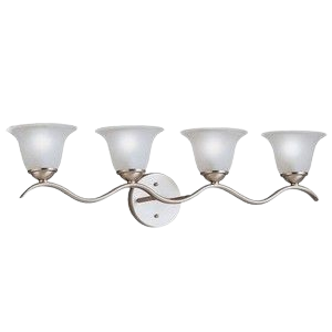 Kichler Dover 4-Bulb Bathroom Wall Light – 30.5" Wide Fixture