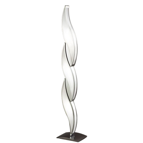 Mantra Sintesys Square 3-Light Ceiling Light / Semi-Flush - Polished Chrome