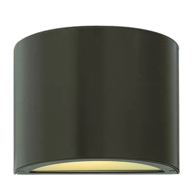 Hinkley Lighting Contemporary / Modern One Light 5.25" Tall Outdoor Wall Washer Sconce From The Luna Collection