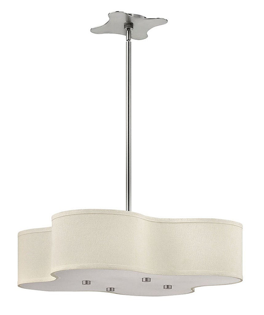 Hinkley Cirrus 4-Light Linear Chandelier (3805BN)