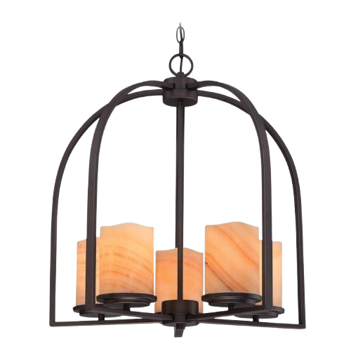Quoizel Aldora 5-Light Palladian Bronze Chandelier
