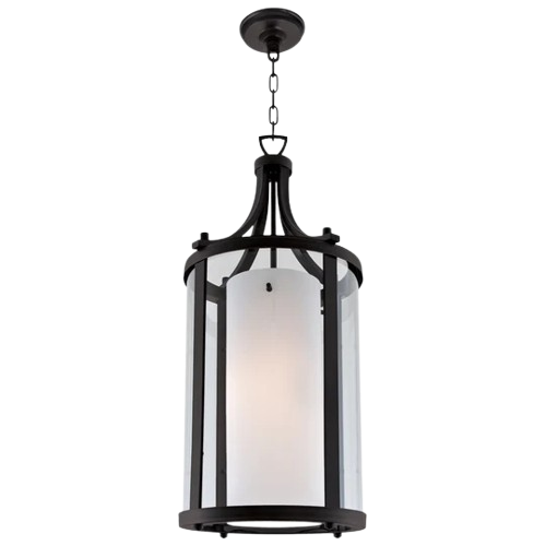 Dvi Lighting Essex 2-Light 13.5-In Ceiling Pendant W/ Half Opal Glass