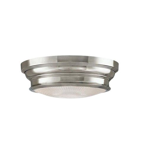 Hudson Valley Woodstock 2-Light Flush Mount - Polished Nickel