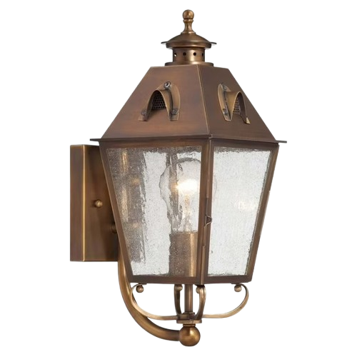 Minka Great Outdoors Edenshire 1-Light Wall Mount – 14" Traditional Outdoor Light
