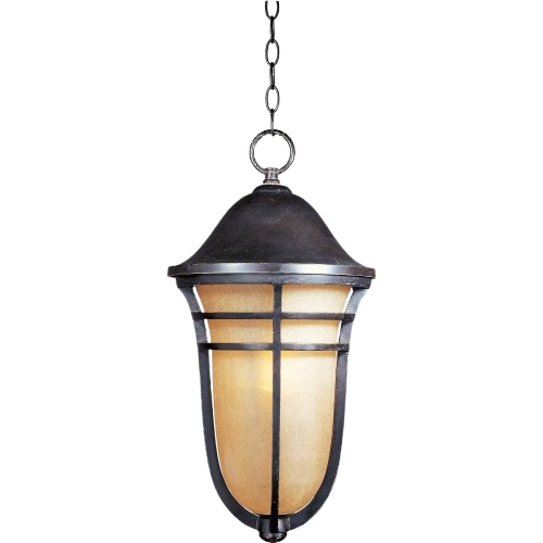 Maxim Lighting Westport Vx-One Light Outdoor Hanging Lantern In Mediterranean Style Made With Vivex Material For Coastal Environments