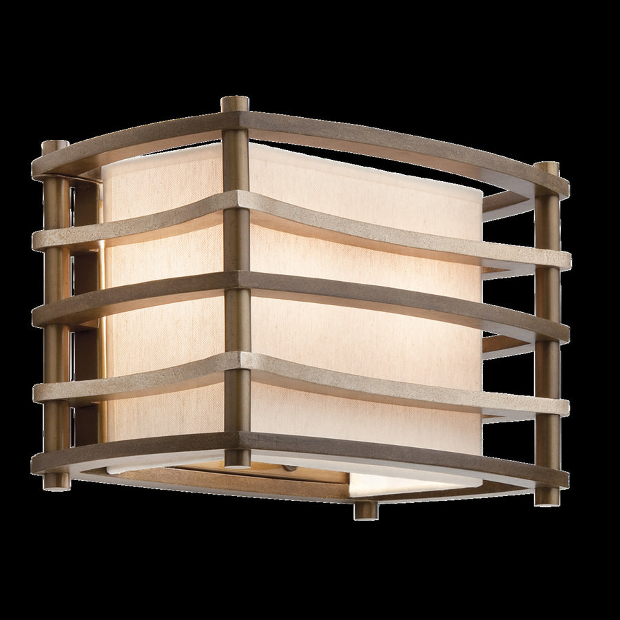 Kichler Moxie 42060CMZ two-light wall sconce in Cambridge Bronze