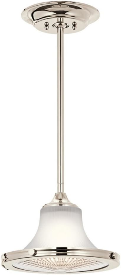 Kichler Searcy Street 42321PN mini pendant in Polished Nickel