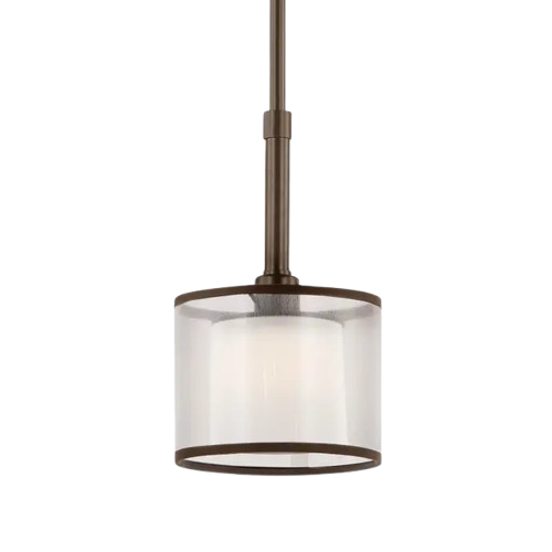 Kichler Lacey 1-Light Mini Pendant With Dual Shades