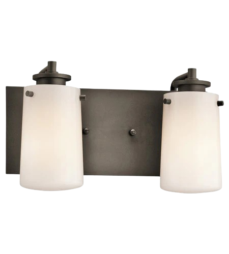 Knox 2-Light Bath Vanity Light In Olde Bronze – Model 45266Oz