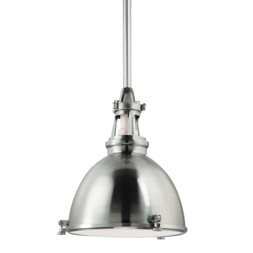 Hudson Valley 4614‑Sn Pendant Light, Satin Nickel Finish