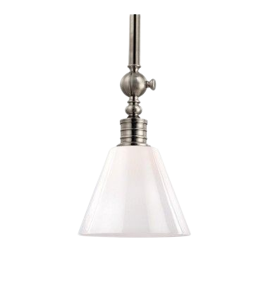 Hudson Valley Darien 1-Light Pendant In Historical Nickel