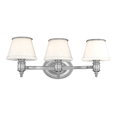 Richmond 3-Light Polished Nickel Bath & Vanity Wall Light Fixture