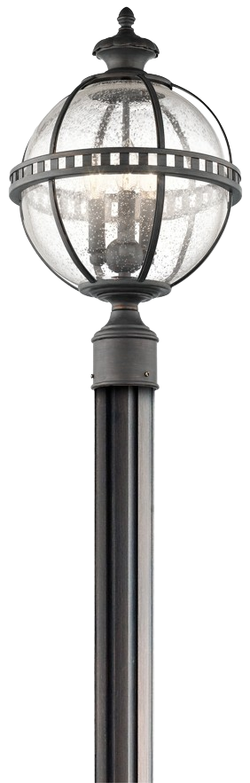 Kichler 49604LD TLUCH 3-Light Outdoor Post Mount Lantern