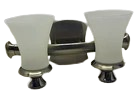 Hinkley Brushed Nickel 2-Light Bath Sconce