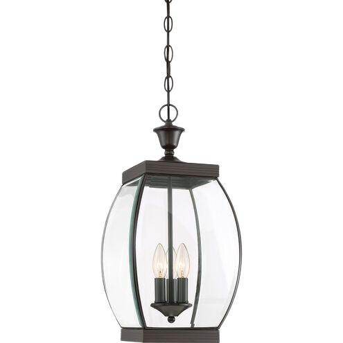 Quoizel Oasis 3-Light Outdoor Hanging Lantern In Medici Bronze