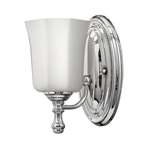 Shelly 1-Light 7.5″ Chrome Vanity Light Wall Sconce – Model 5010Cm