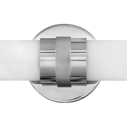 Additional view of the Remi 24-inch vertical LED vanity wall light in a chrome finish
