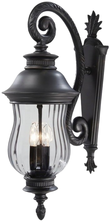 Newport Three Light Wall Mount in Heritage by Minka Lavery