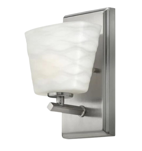 Hinkley Lighting 5200Bn Tory 1-Light Wall Sconce - Brushed Nickel Finish, Modern Indoor Wall Ligh