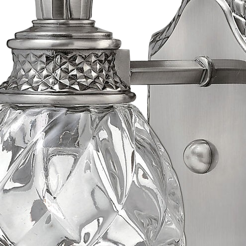 Plantation 1-Light 6.5″ Vanity Light Wall Sconce – Polished Antique Nickel