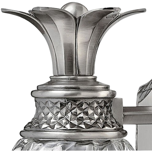 Plantation 1-Light 6.5″ Vanity Light Wall Sconce – Polished Antique Nickel