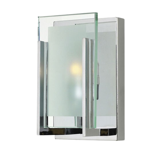 Latitude 1-Light 5-Inch Chrome Vanity Light – Modern Bathroom Wall Fixture