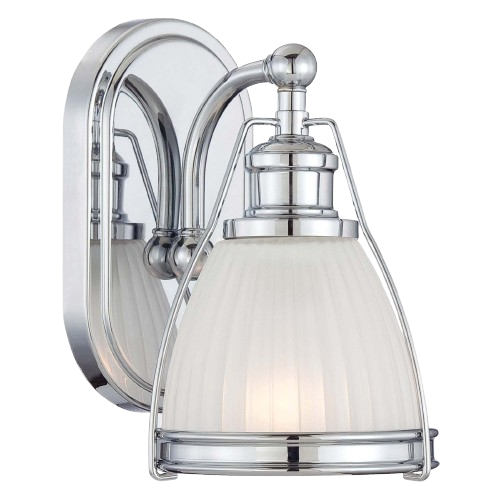 Minka Lavery 1-Light Traditional Bath Vanity Wall Light Fixture