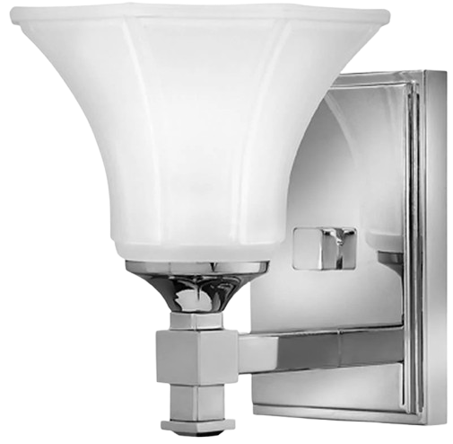 Hinkley Abbie 1-Light 7"W Bath Vanity Light – Chrome Finish