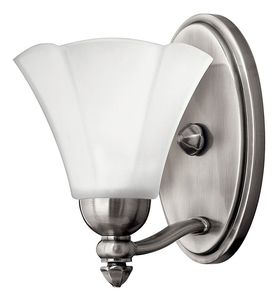 Hinkley 5870PL Bath Sconce; official outlet calls the collection Bloom while Ferguson calls it Baxter