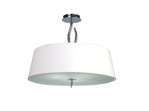 Mantra Ninette 4-Light Semi-Flush Ceiling Fixture - Polished Chrome