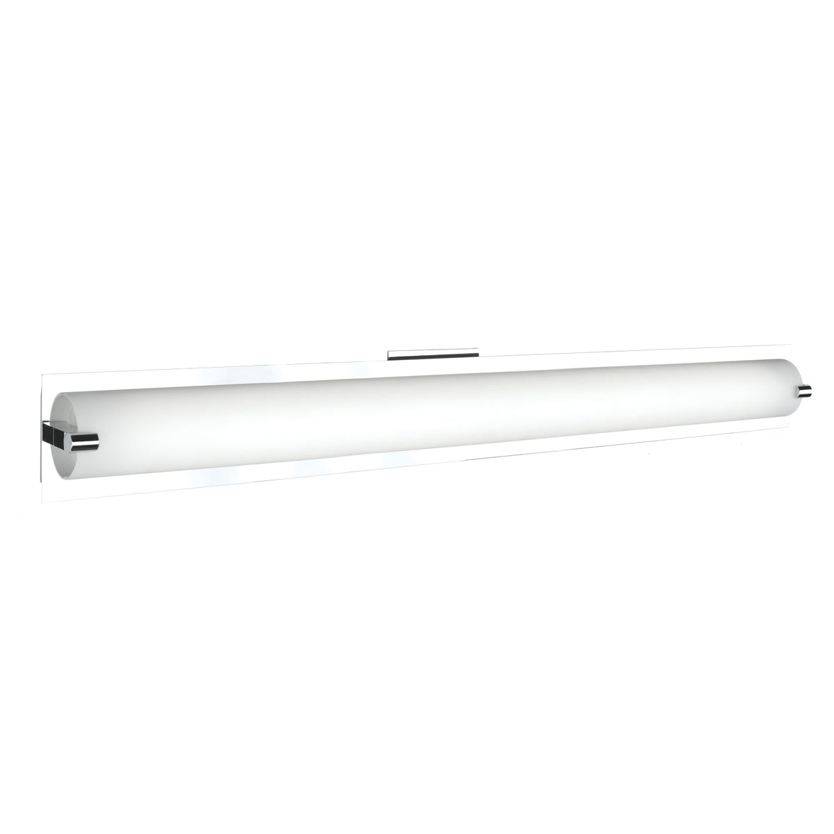 Kuzco Lighthouse 601002CH-LED 38-inch LED vanity light in Chrome with matte opal glass