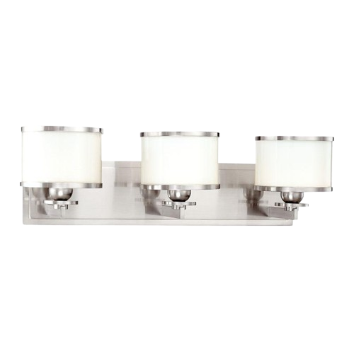 Hudson Valley 6103-Sn 3-Light Bath Bracket – Satin Nickel Bathroom Vanity Light