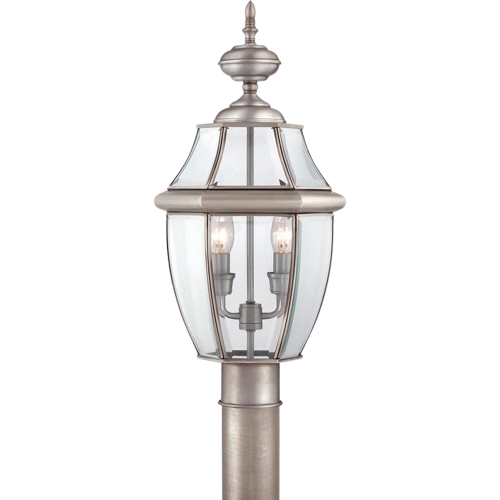 Quoizel Two Light Outdoor Post Mount Newbury