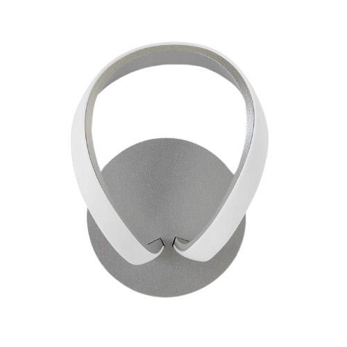Mantra Knot Modern Led Wall Light - Silver And Polished Chrome