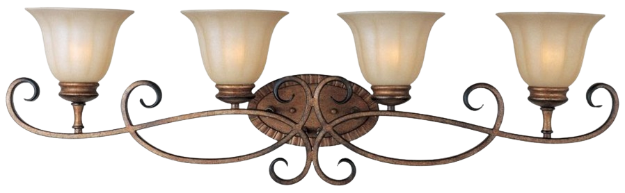 Maxim Fremont 4-Light Bathroom Vanity Light In Platinum Dusk