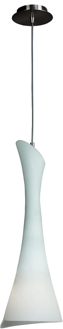 Mantra Zack Single Light Ceiling Pendant - Satin Nickel E27