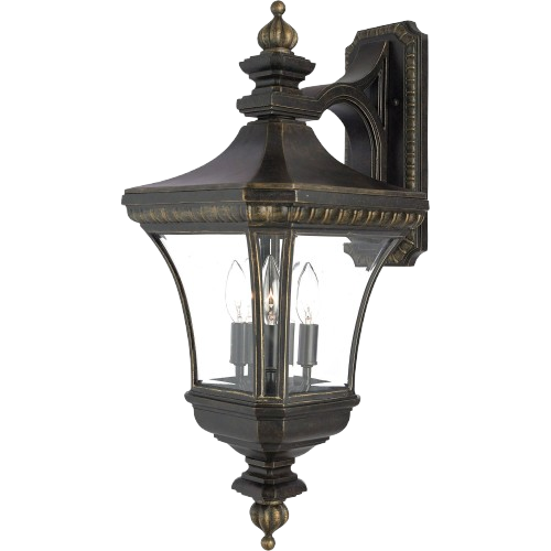 Quoizel Devon 2-Light Outdoor Wall Lantern In Imperial Bronze