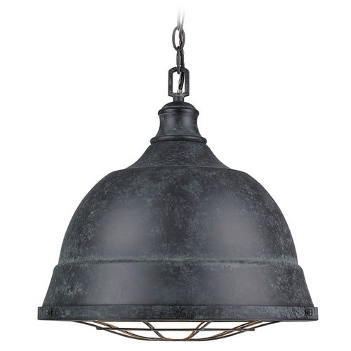 Golden Lighting Bartlett 7312-L BP Two-Light Pendant - SKU 7312-L BP